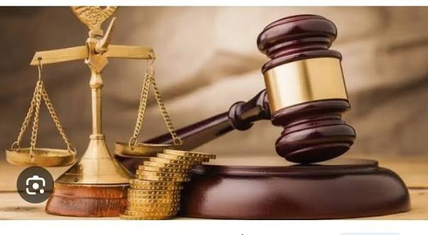Gavel and law books